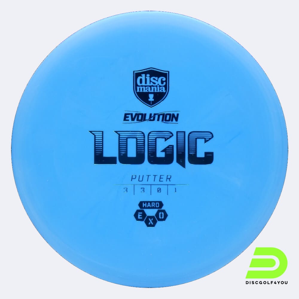 Discmania Logic in blue, exo hard plastic