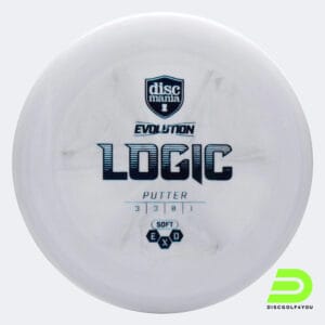 Discmania Logic in weiss, im Exo Soft Kunststoff und ohne Spezialeffekt