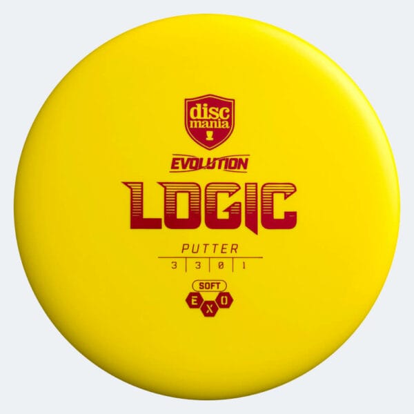 Discmania Logic in yellow, exo soft plastic