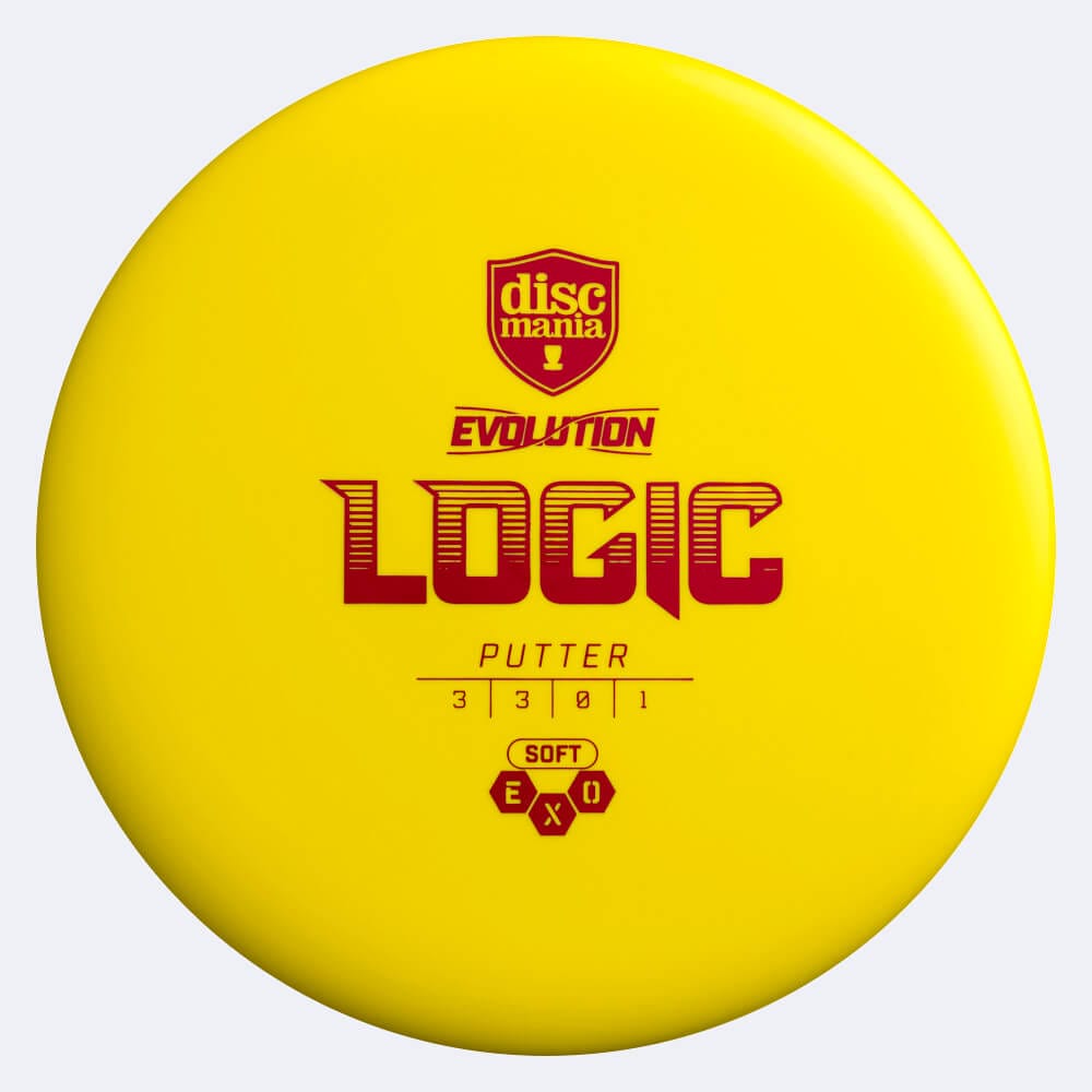 Discmania Logic in yellow, exo soft plastic