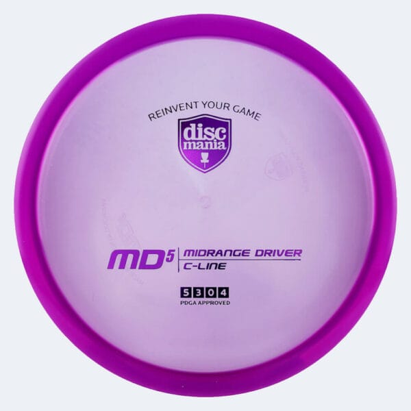 Discmania MD5 in violett, im C-Line Kunststoff und ohne Spezialeffekt
