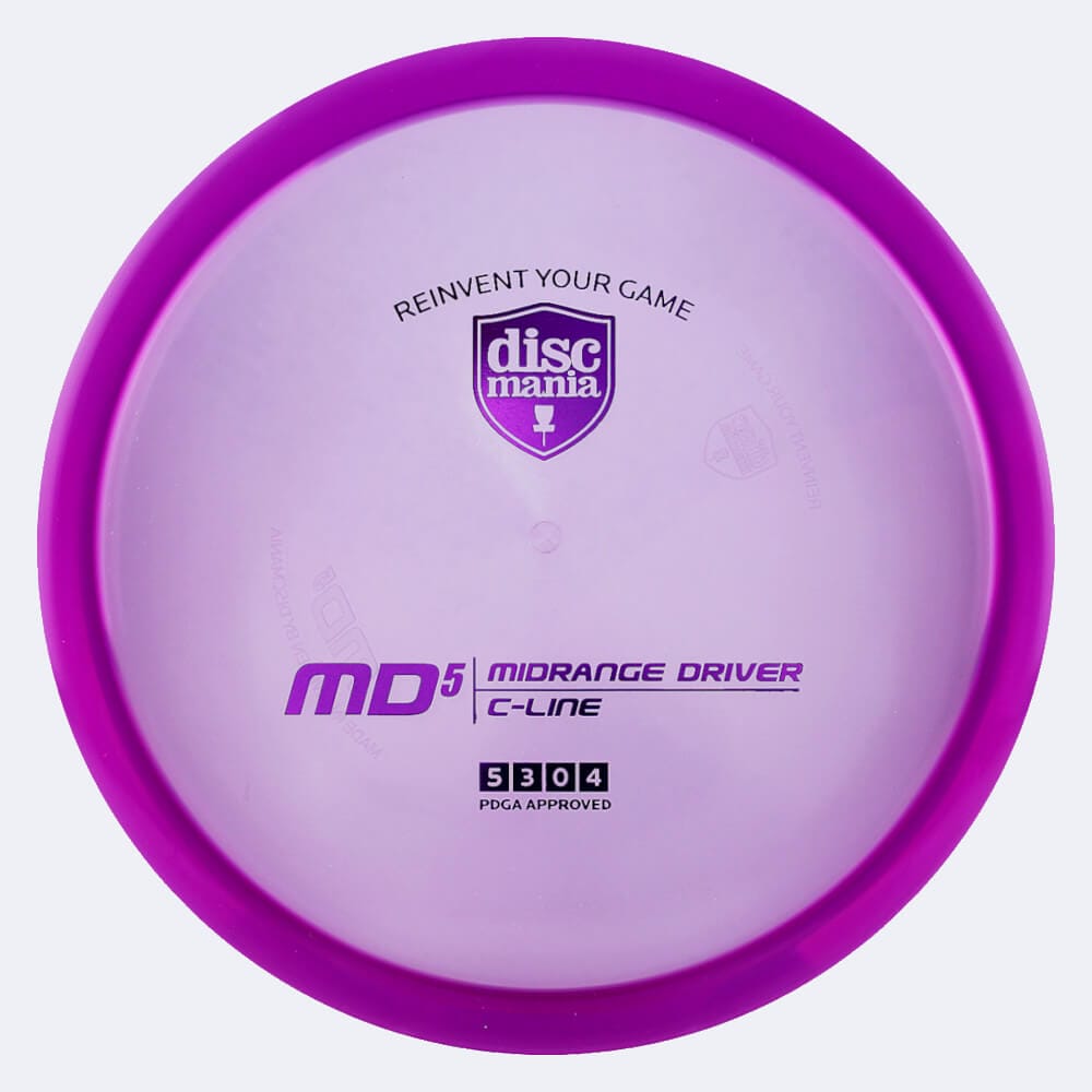 Discmania MD5 in violett, im C-Line Kunststoff und ohne Spezialeffekt