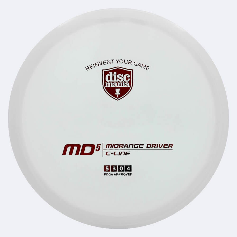 Discmania MD5 in weiss, im C-Line Kunststoff und ohne Spezialeffekt
