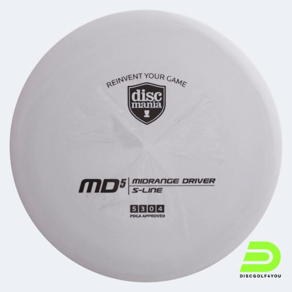 Discmania MD5 in grau, im S-Line Kunststoff und ohne Spezialeffekt