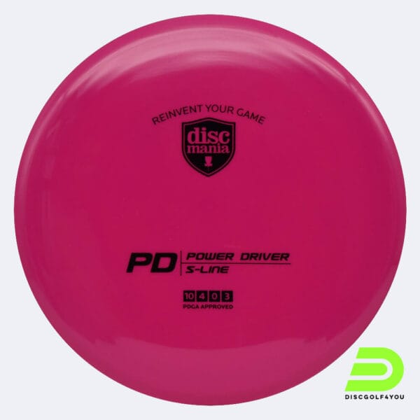 Discmania PD in rosa, im S-Line Kunststoff und ohne Spezialeffekt