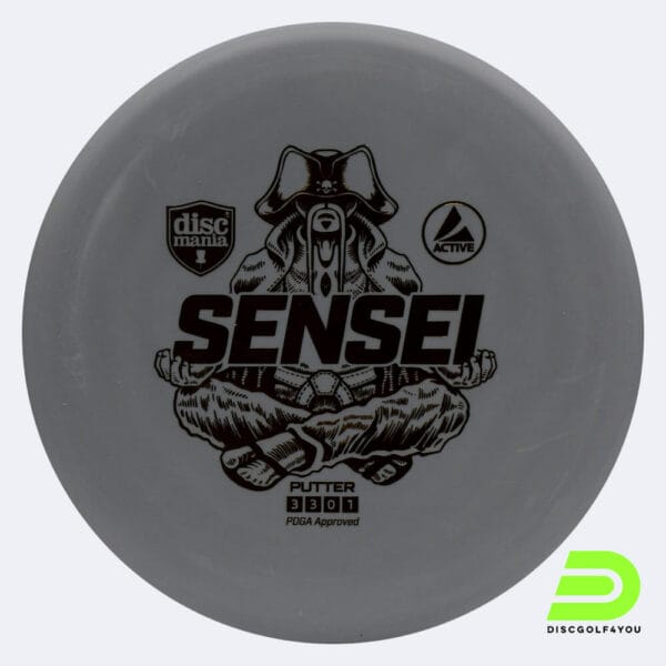Discmania Sensei in grey, active plastic