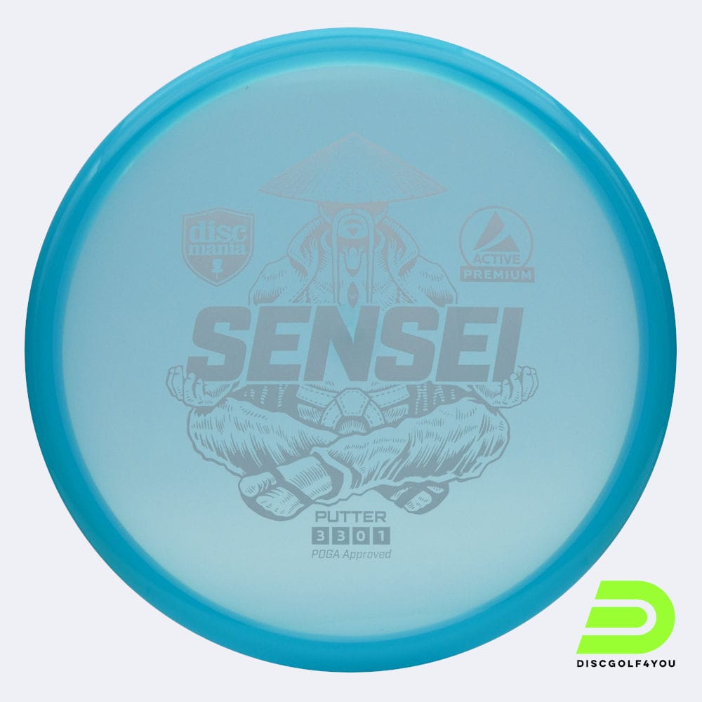 Discmania Sensei in blue, active premium plastic