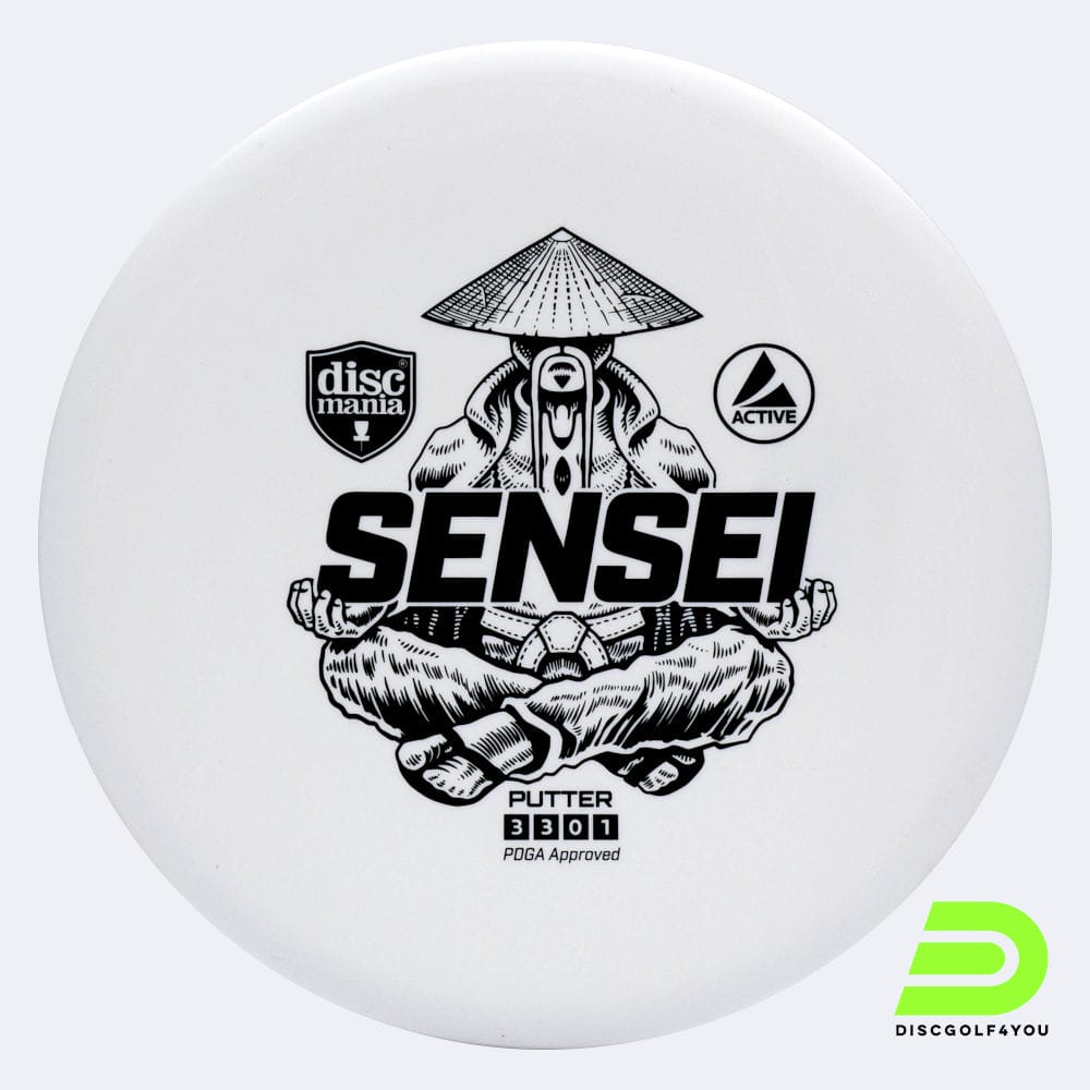 Discmania Sensei in white, active plastic
