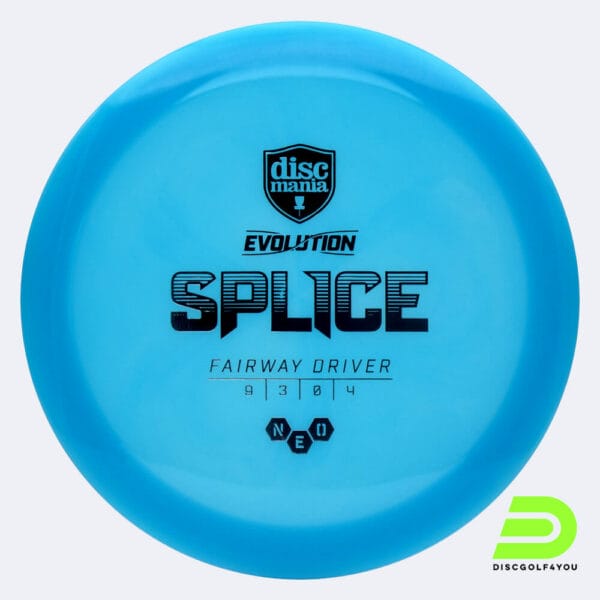 Discmania Splice in blue, neo plastic