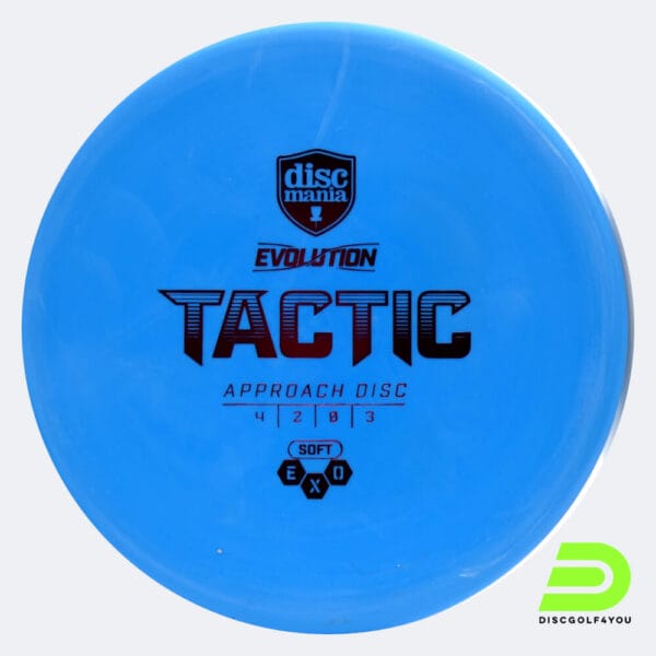 Discmania Tactic in blue, exo soft plastic