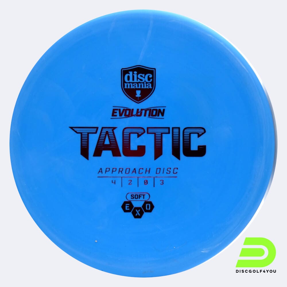 Discmania Tactic in blue, exo soft plastic