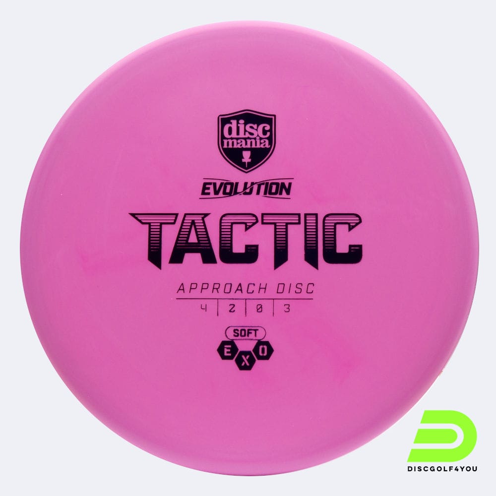 Discmania Tactic in pink, exo soft plastic