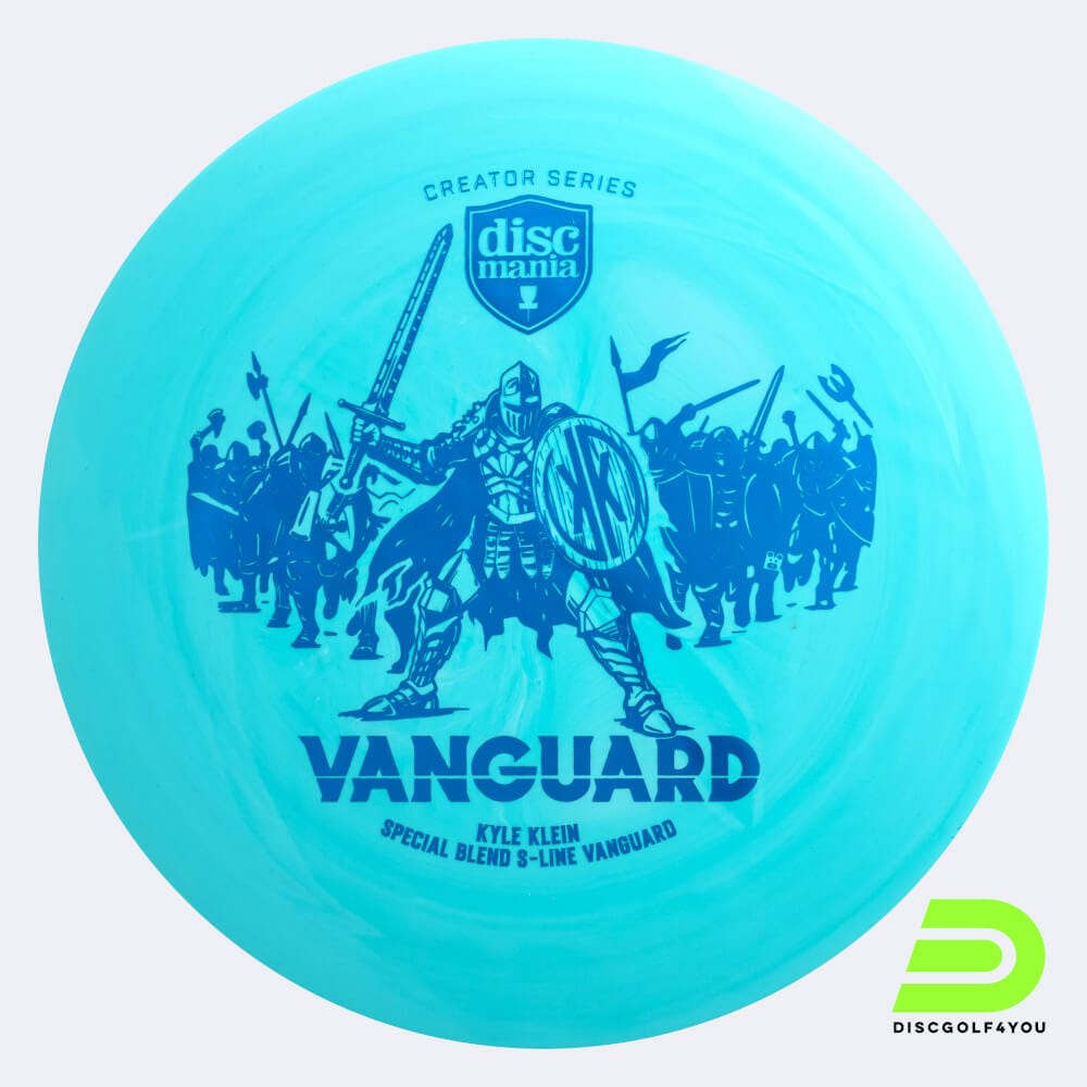 Discmania Vanguard Kyle Klein Creator Series in turquoise, s-line special blend plastic