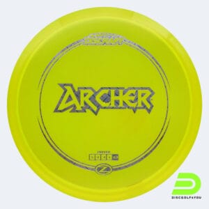 Discraft Archer in gelb, im Z-Line Kunststoff und ohne Spezialeffekt