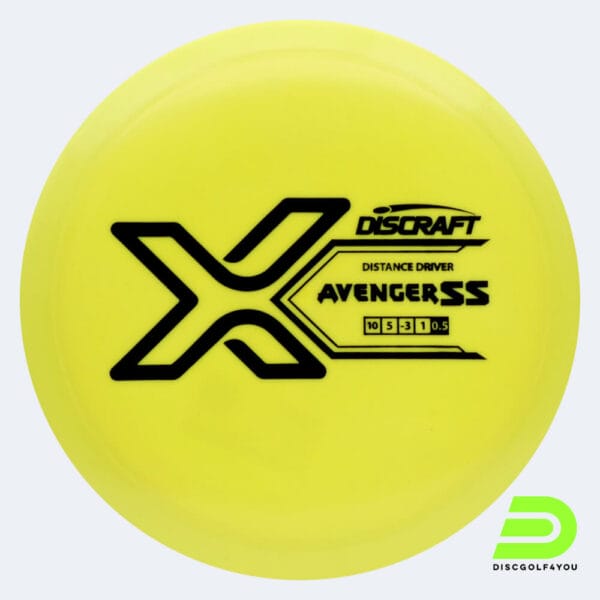 Discraft Avenger SS in gelb, im X-Line Kunststoff und ohne Spezialeffekt