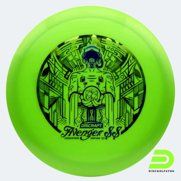 Discraft Avenger SS 2023 Ledgestone Edition in hellgrün, im Big Z Kunststoff und ohne Spezialeffekt