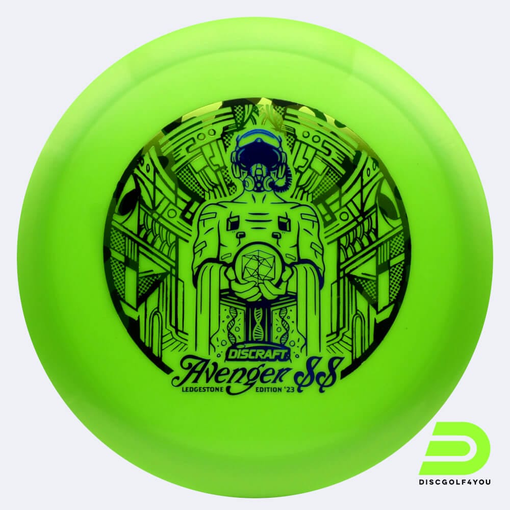 Discraft Avenger SS 2023 Ledgestone Edition in hellgrün, im Big Z Kunststoff und ohne Spezialeffekt