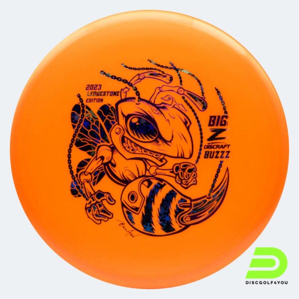 Discraft Buzzz 2023 Ledgestone Edition in orange, im Big Z Kunststoff und ohne Spezialeffekt