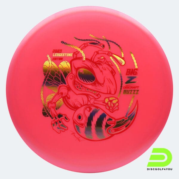 Discraft Buzzz 2023 Ledgestone Edition in rosa, im Big Z Kunststoff und ohne Spezialeffekt