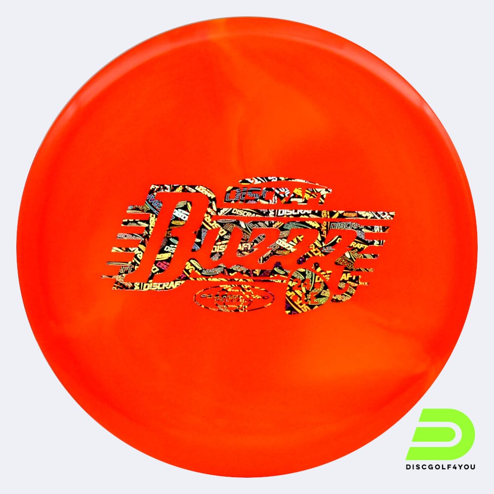 Discraft Buzzz 2024 Ledgestone Edition in rot, im Z Swirl Kunststoff und ohne Spezialeffekt