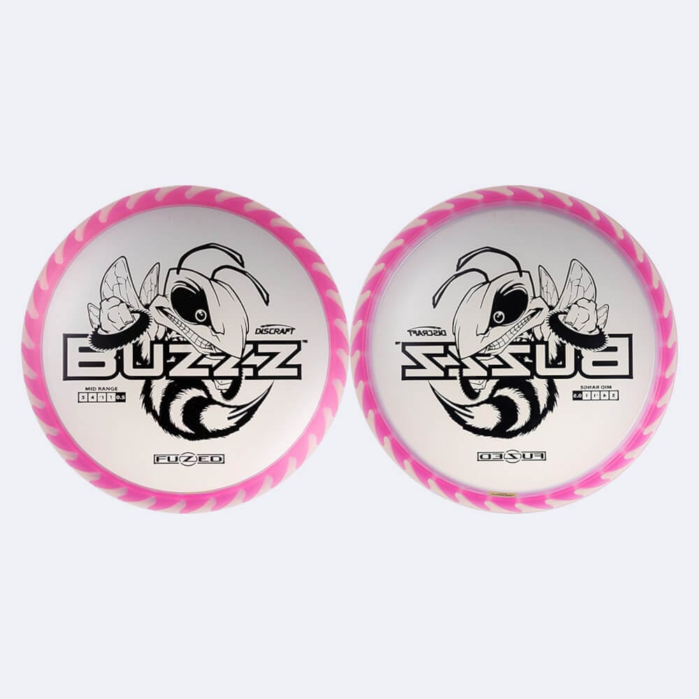 Discraft Buzzz in pink, fuzed plastic