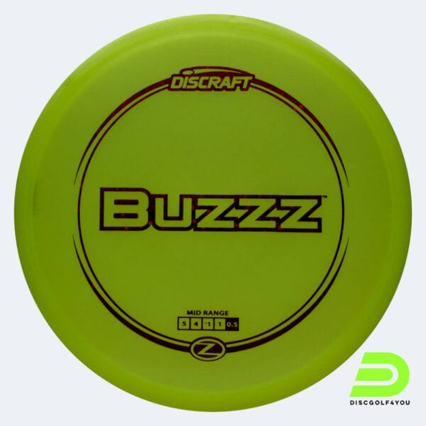 Discraft Buzzz in gelb, im Z-Line Kunststoff und ohne Spezialeffekt