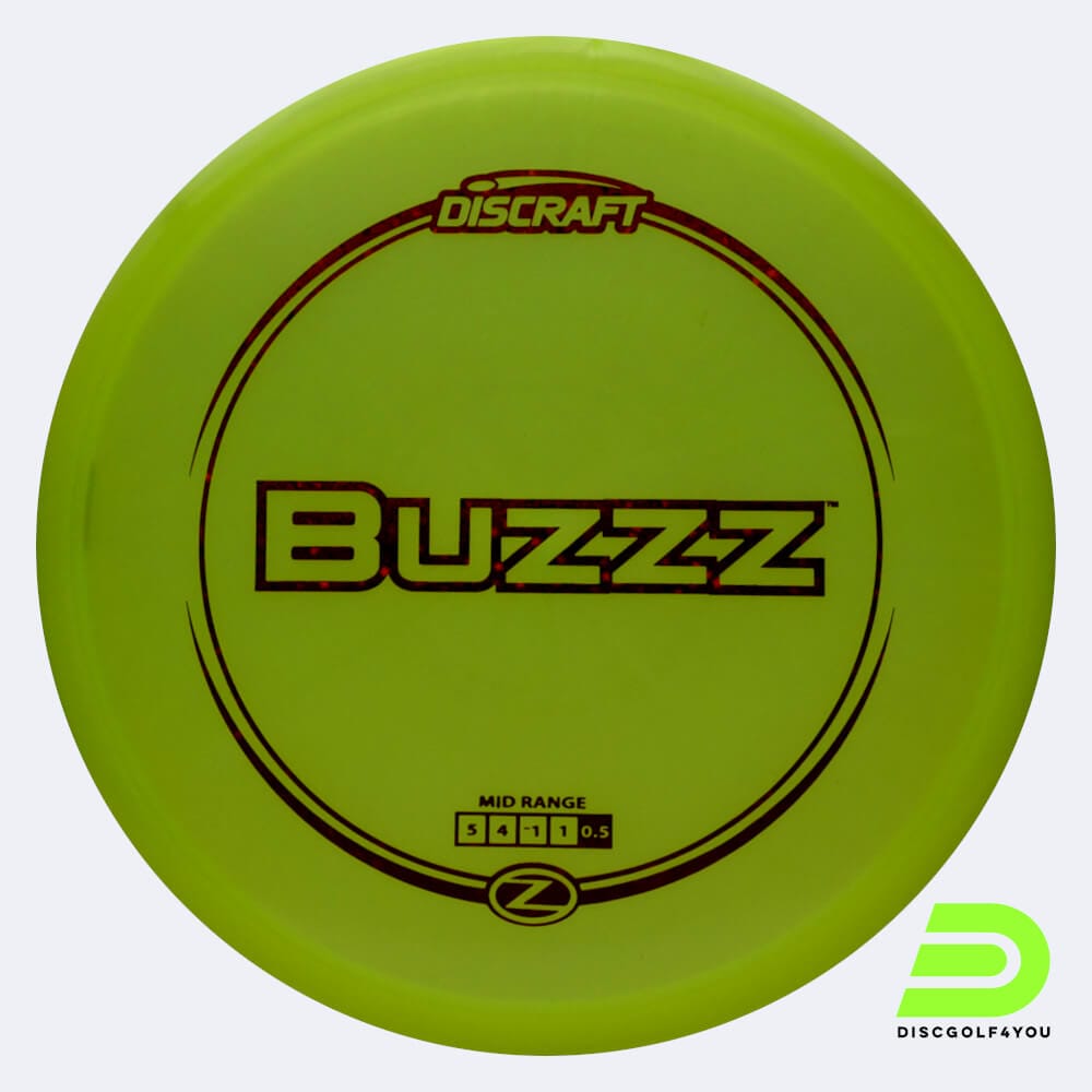 Discraft Buzzz in gelb, im Z-Line Kunststoff und ohne Spezialeffekt