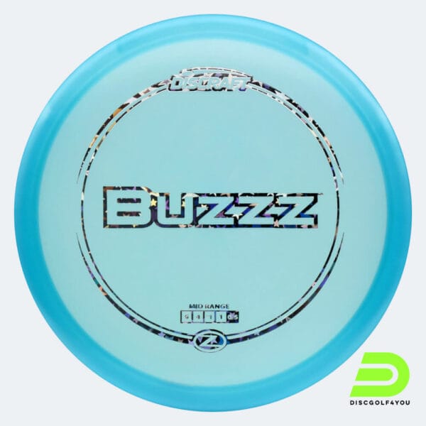 Discraft Buzzz in hellblau, im Z-Line Kunststoff und ohne Spezialeffekt