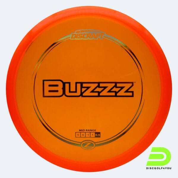 Discraft Buzzz in orange, im Z-Line Kunststoff und ohne Spezialeffekt