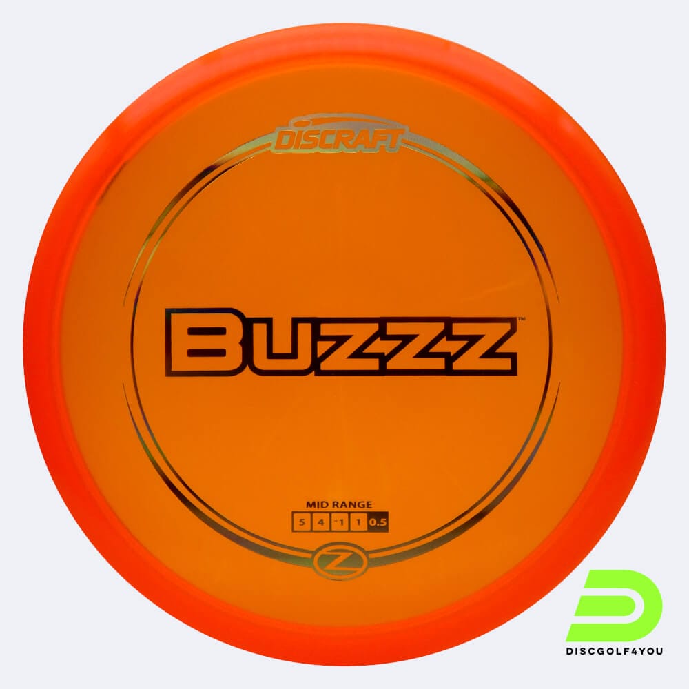 Discraft Buzzz in orange, im Z-Line Kunststoff und ohne Spezialeffekt