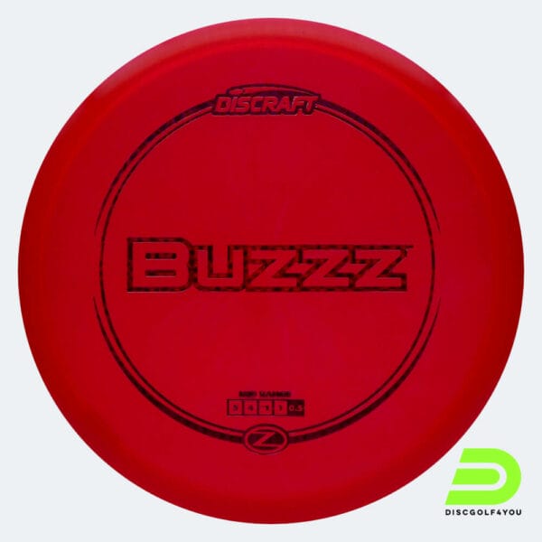 Discraft Buzzz in rot, im Z-Line Kunststoff und ohne Spezialeffekt