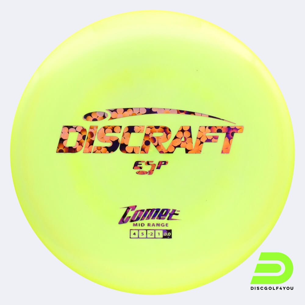 Discraft Comet in gelb, im ESP Kunststoff und ohne Spezialeffekt