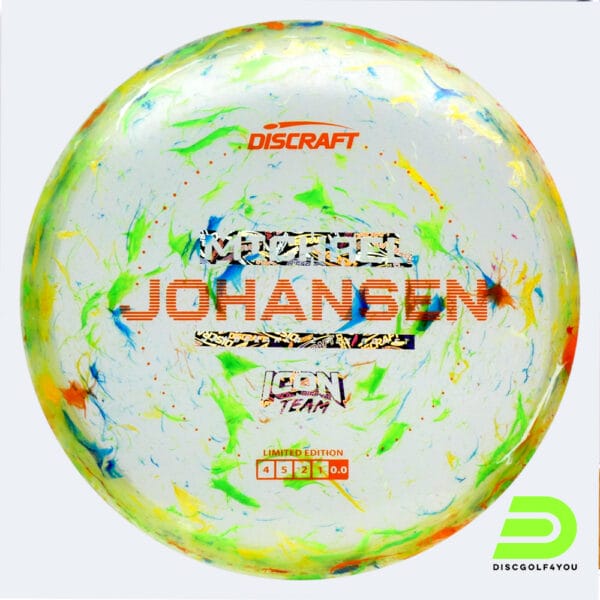 Discraft Comet Michael Johansen Tour Series in light-green, jawbreaker z flx plastic