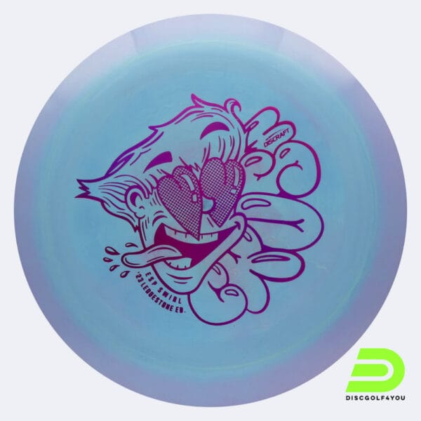 Discraft Crush 2023 Ledgestone Edition in hellblau, im ESP Kunststoff und burst Spezialeffekt
