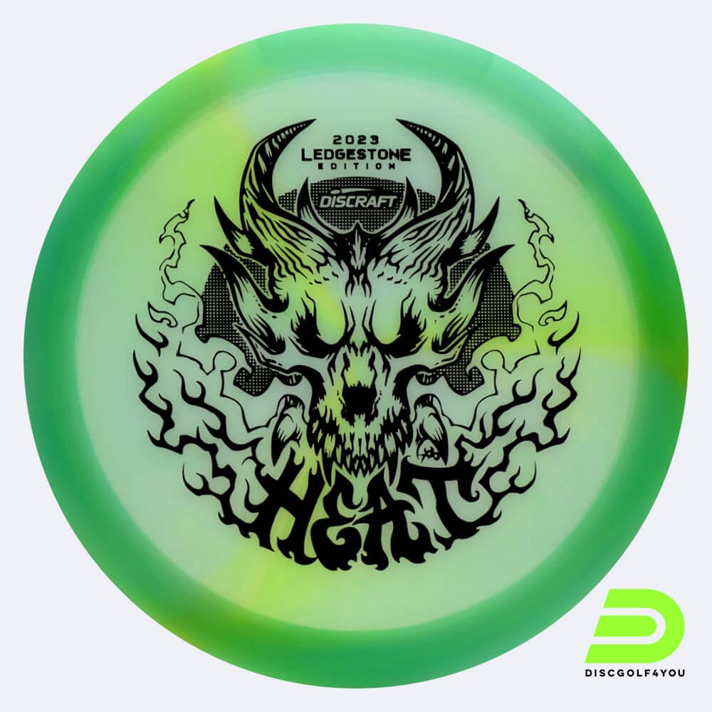 Discraft Heat 2023 Ledgestone Edition in light-green, z swirl plastic