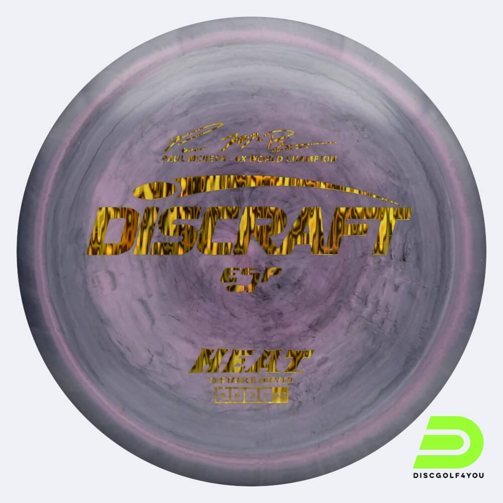 Discraft Heat - Paul McBeth Signature Series in grey, esp plastic and burst effect