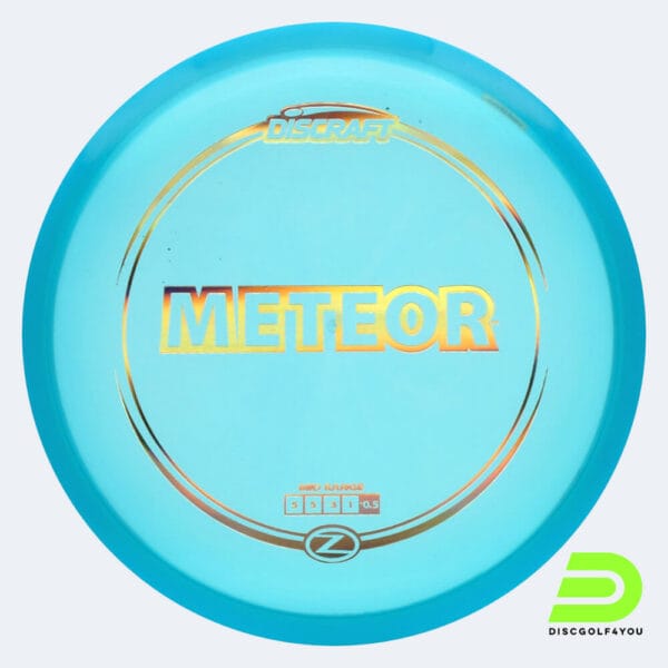 Discraft Meteor in türkis, im Z-Line Kunststoff und ohne Spezialeffekt