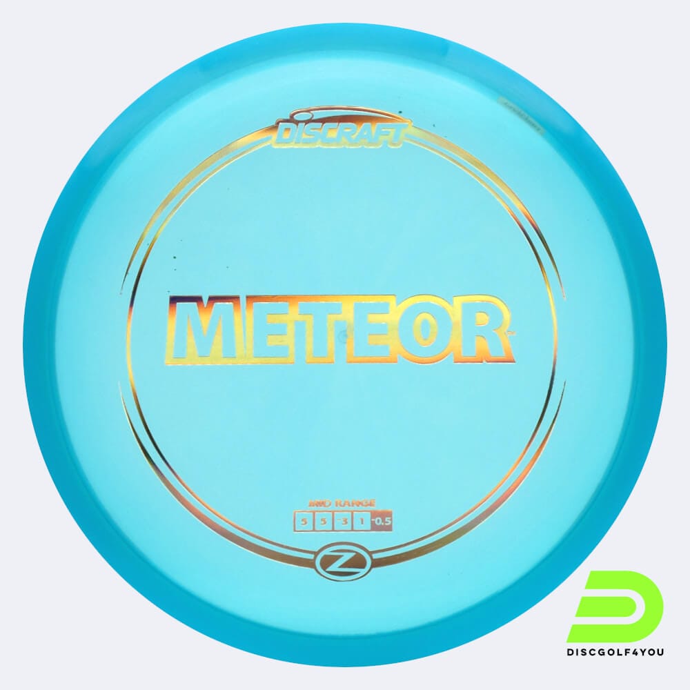 Discraft Meteor in türkis, im Z-Line Kunststoff und ohne Spezialeffekt