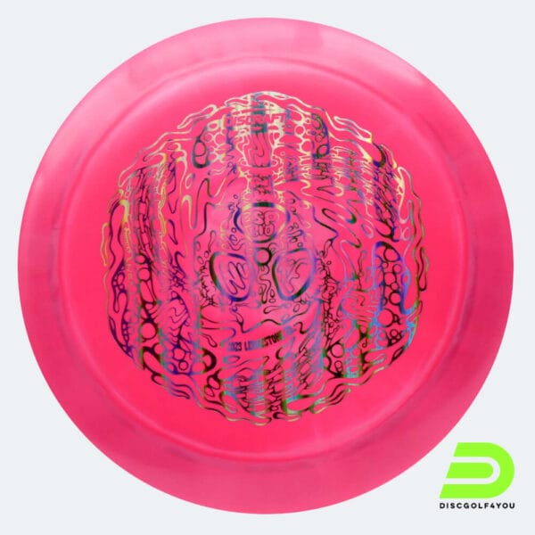 Discraft Nuke 2023 Ledgestone Edition in rosa, im ESP Glo Kunststoff und ohne Spezialeffekt