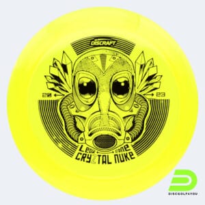 Discraft Nuke 2023 Ledgestone Edition in gelb, im Crystal Kunststoff und ohne Spezialeffekt