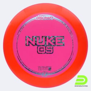 Discraft Nuke OS in rot, im Z-Line Kunststoff und ohne Spezialeffekt