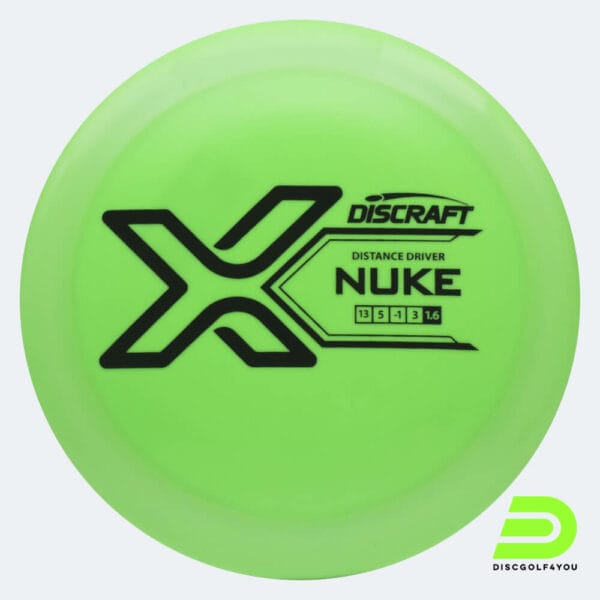 Discraft Nuke in hellgrün, im X-Line Kunststoff und ohne Spezialeffekt