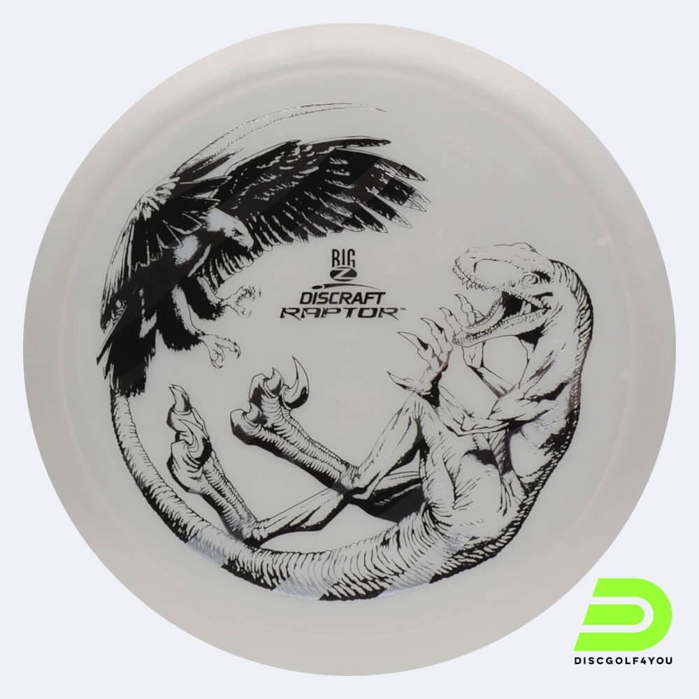 Discraft Raptor in weiss, im Big Z Kunststoff und ohne Spezialeffekt