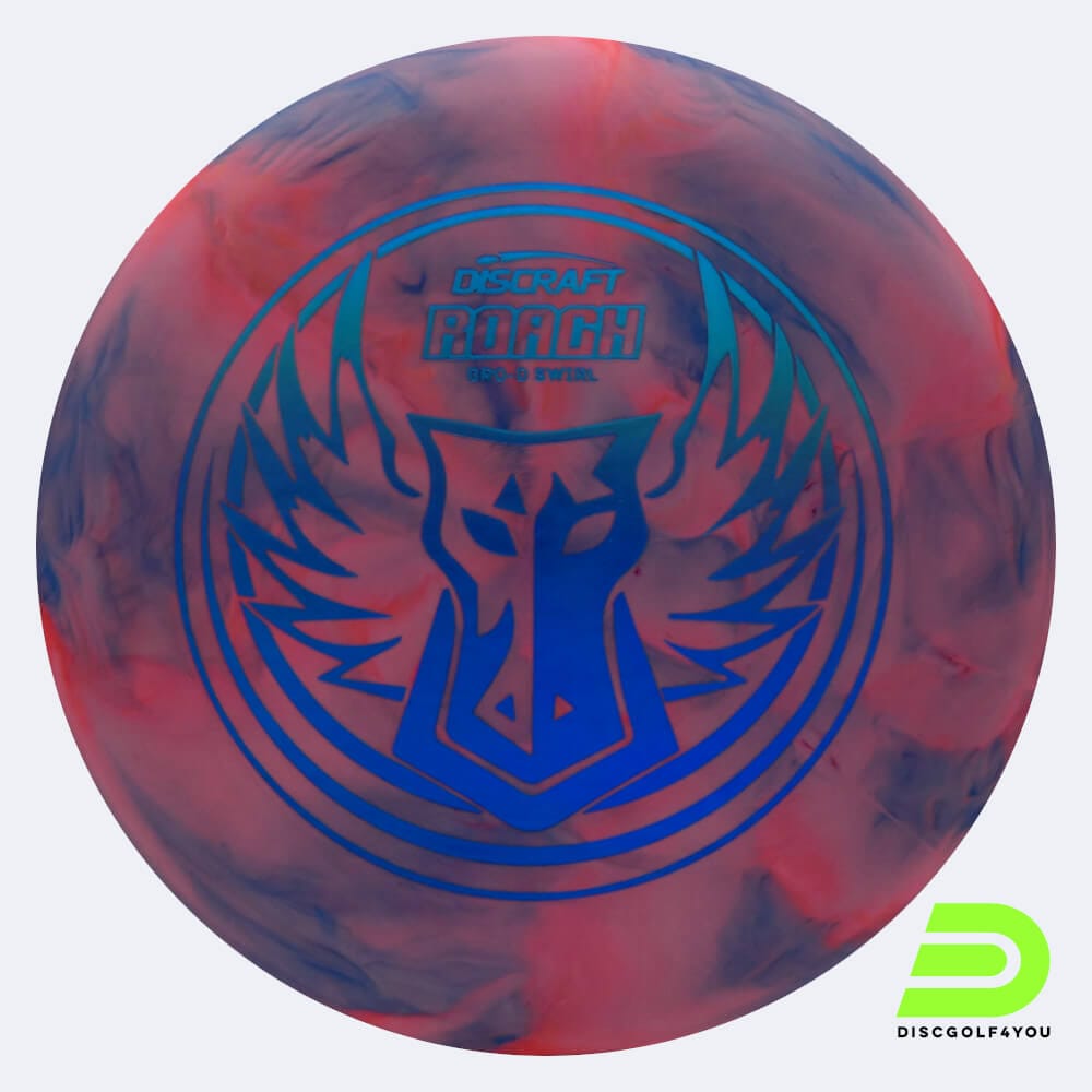 Discraft Roach - Bro-D Swirl Roach in rosa, im BRO-D Kunststoff und burst Spezialeffekt