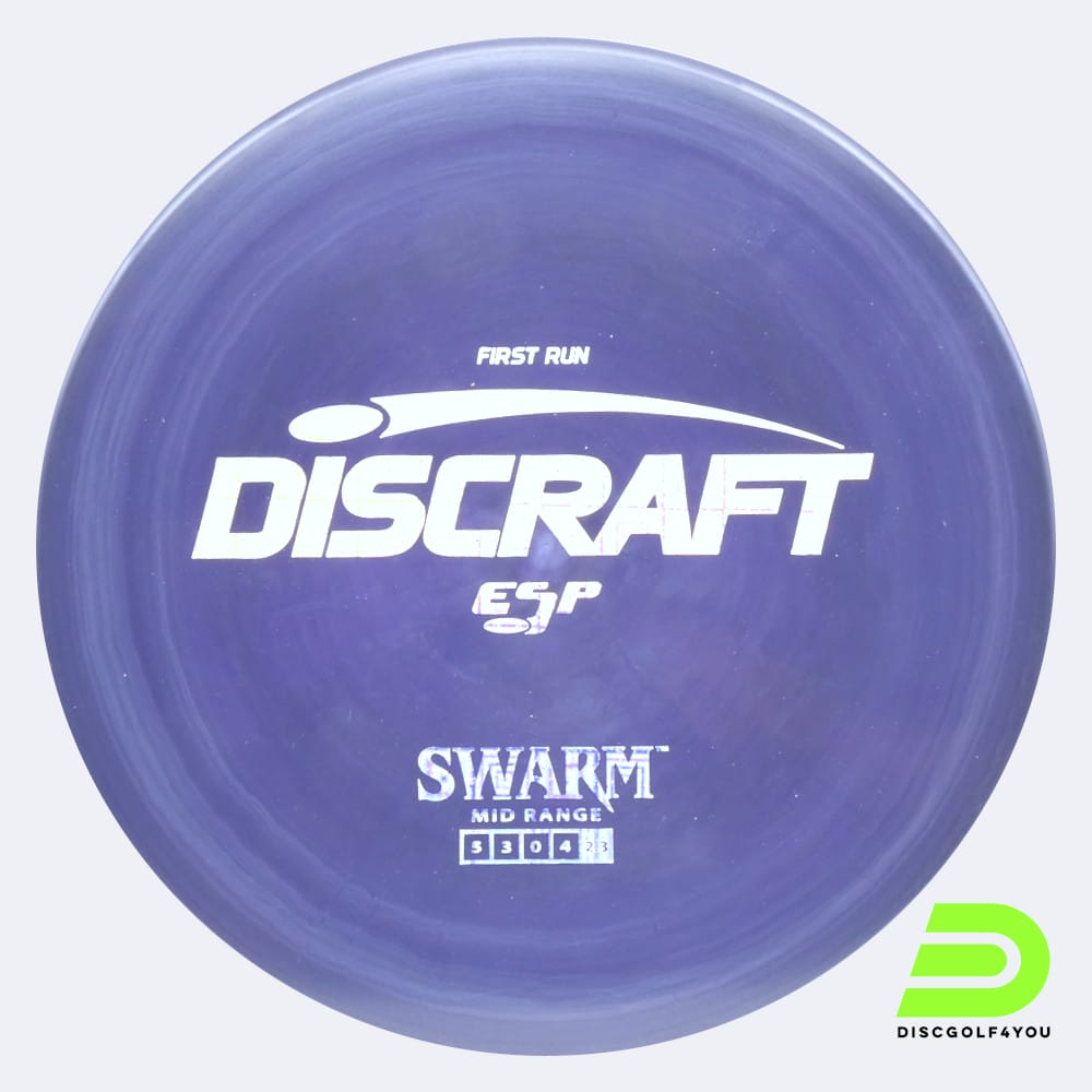 Discraft Swarm in violett, im ESP Kunststoff und first run Spezialeffekt