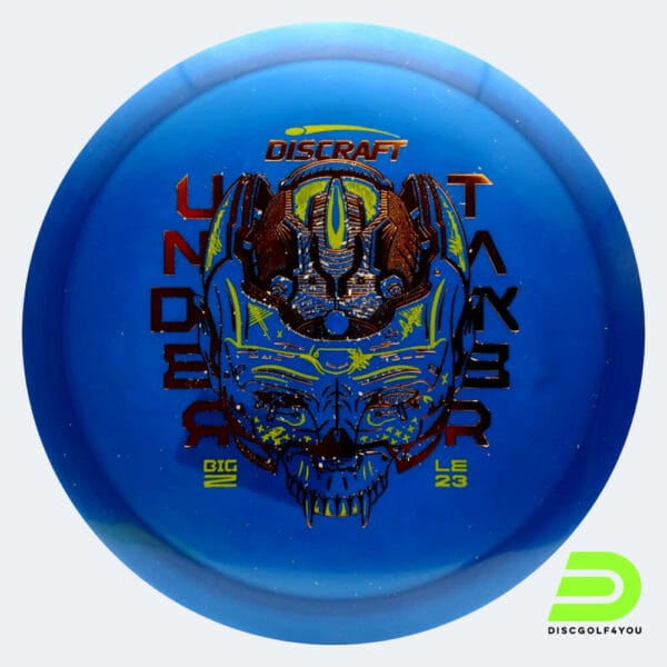 Discraft Undertaker 2023 Ledgestone Edition in blue, big z plastic
