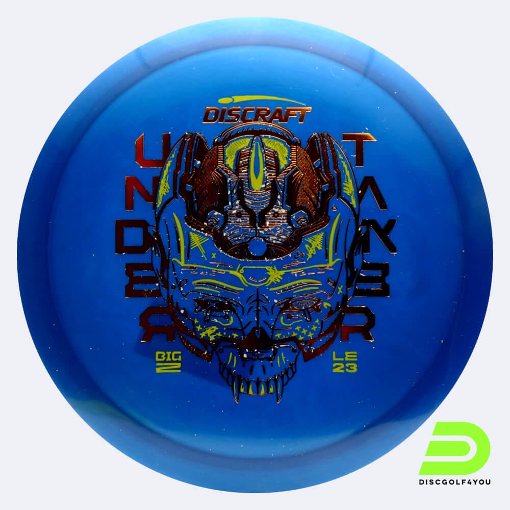 Discraft Undertaker 2023 Ledgestone Edition in blue, big z plastic