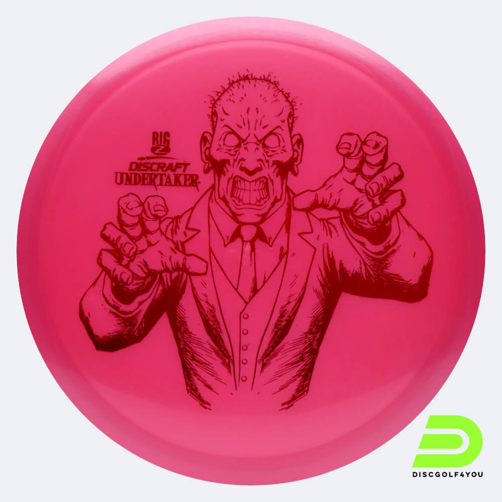 Discraft Undertaker in rosa, im Big Z Kunststoff und ohne Spezialeffekt