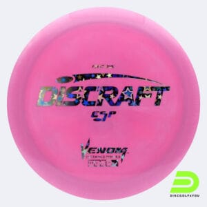 Discraft Venom in rosa, im ESP Kunststoff und first run Spezialeffekt