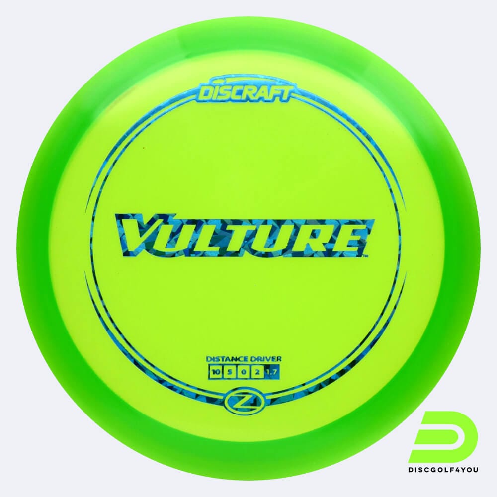 Discraft Vulture in hellgrün, im Z-Line Kunststoff und ohne Spezialeffekt